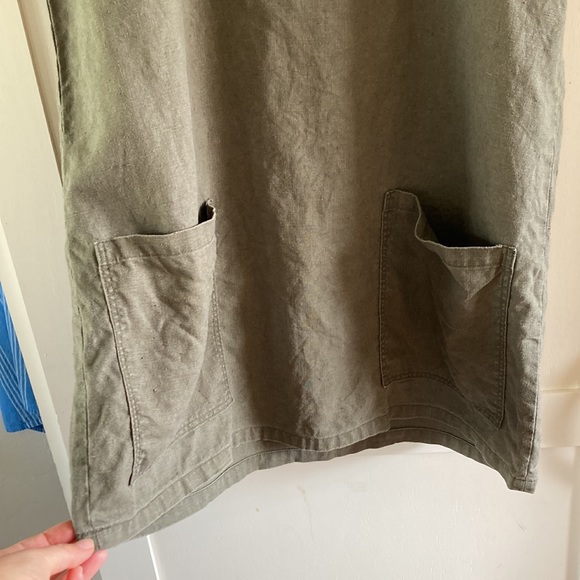 Portland Apron Company linen art tunic - Picture 2 of 6